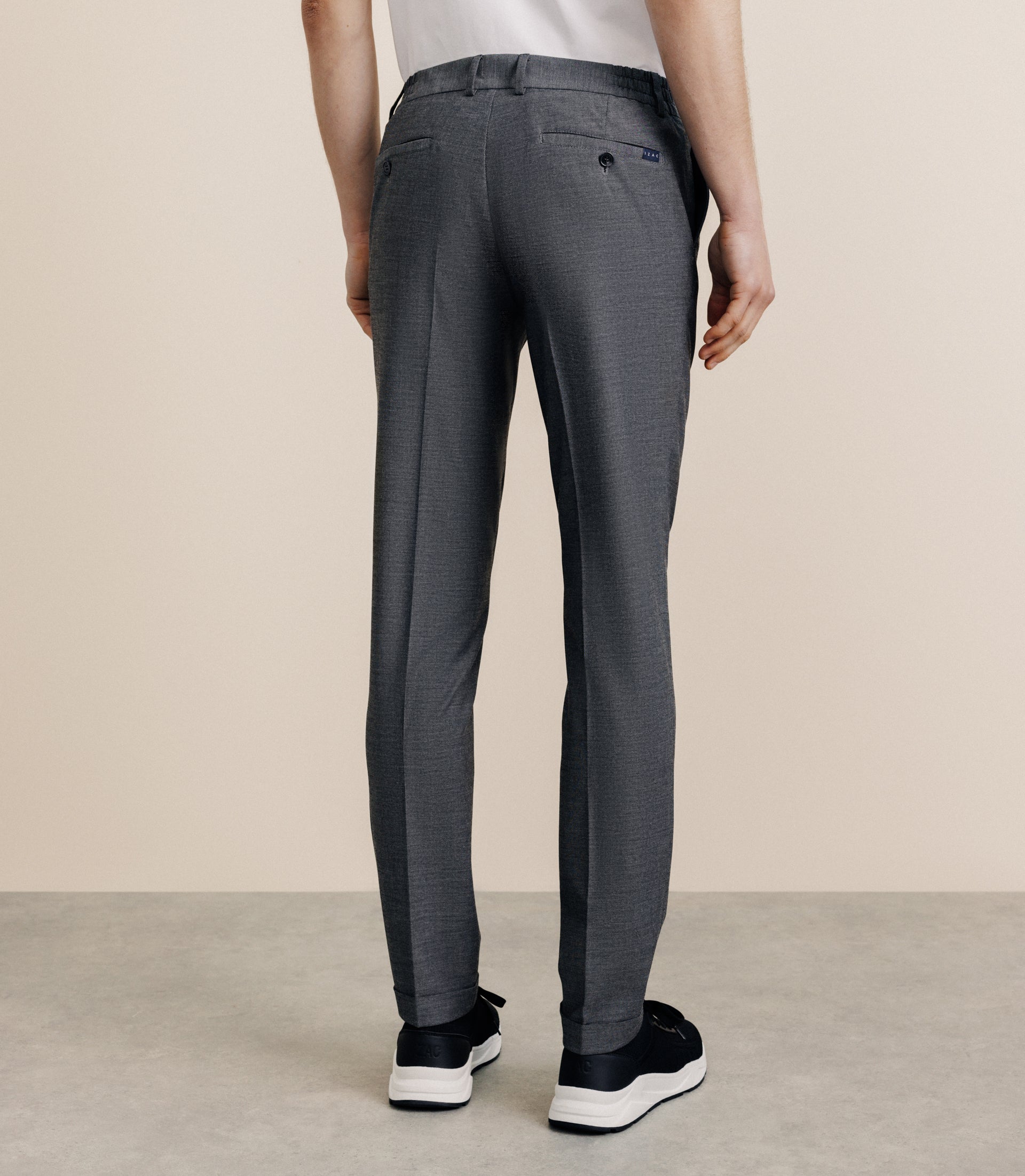 Pantalon élastiqué anthracite