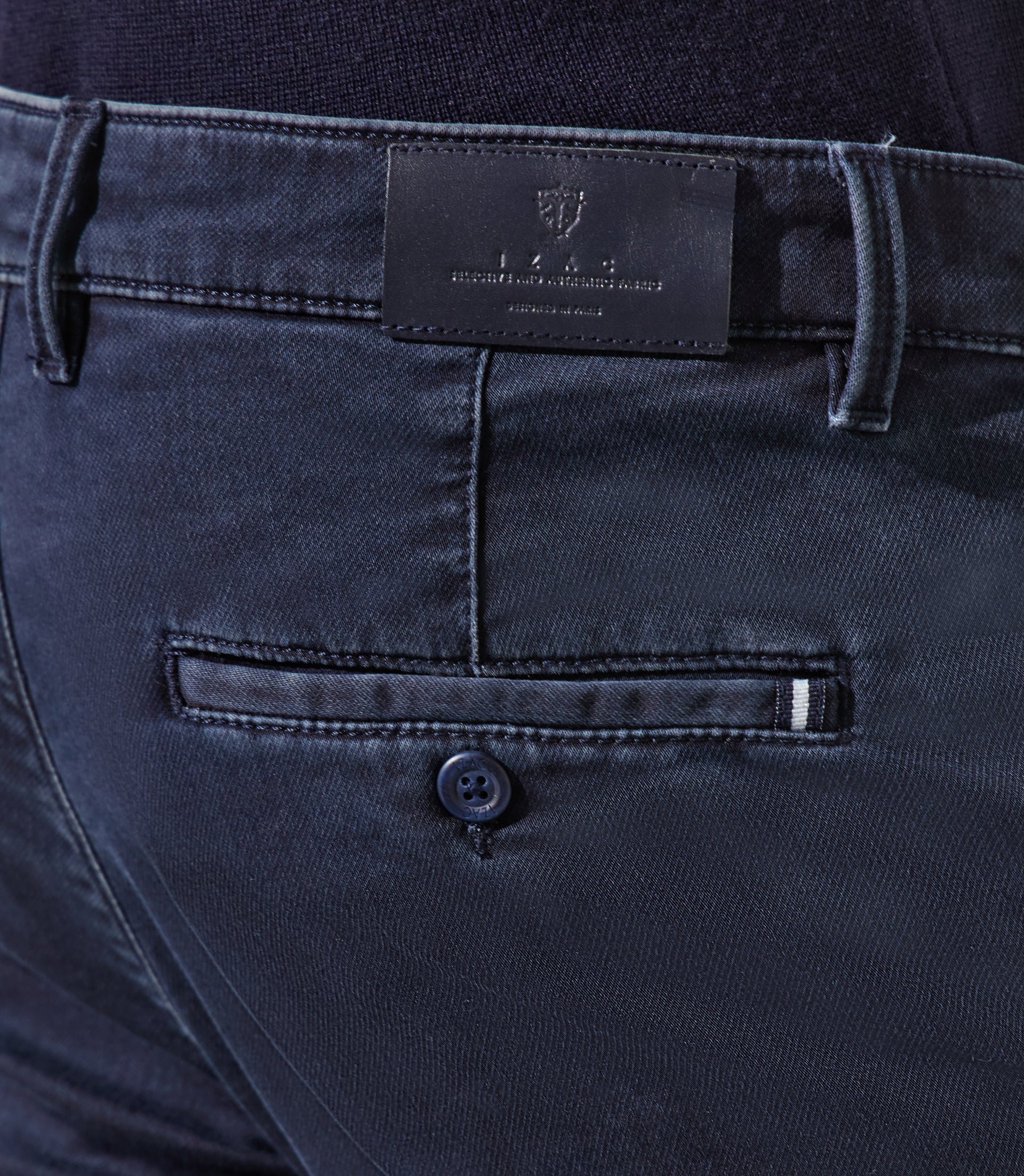 Pantalon chino marine VAILLE IZAC