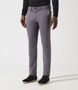 Pantalon chino satin anthracite VANAMA - IZAC