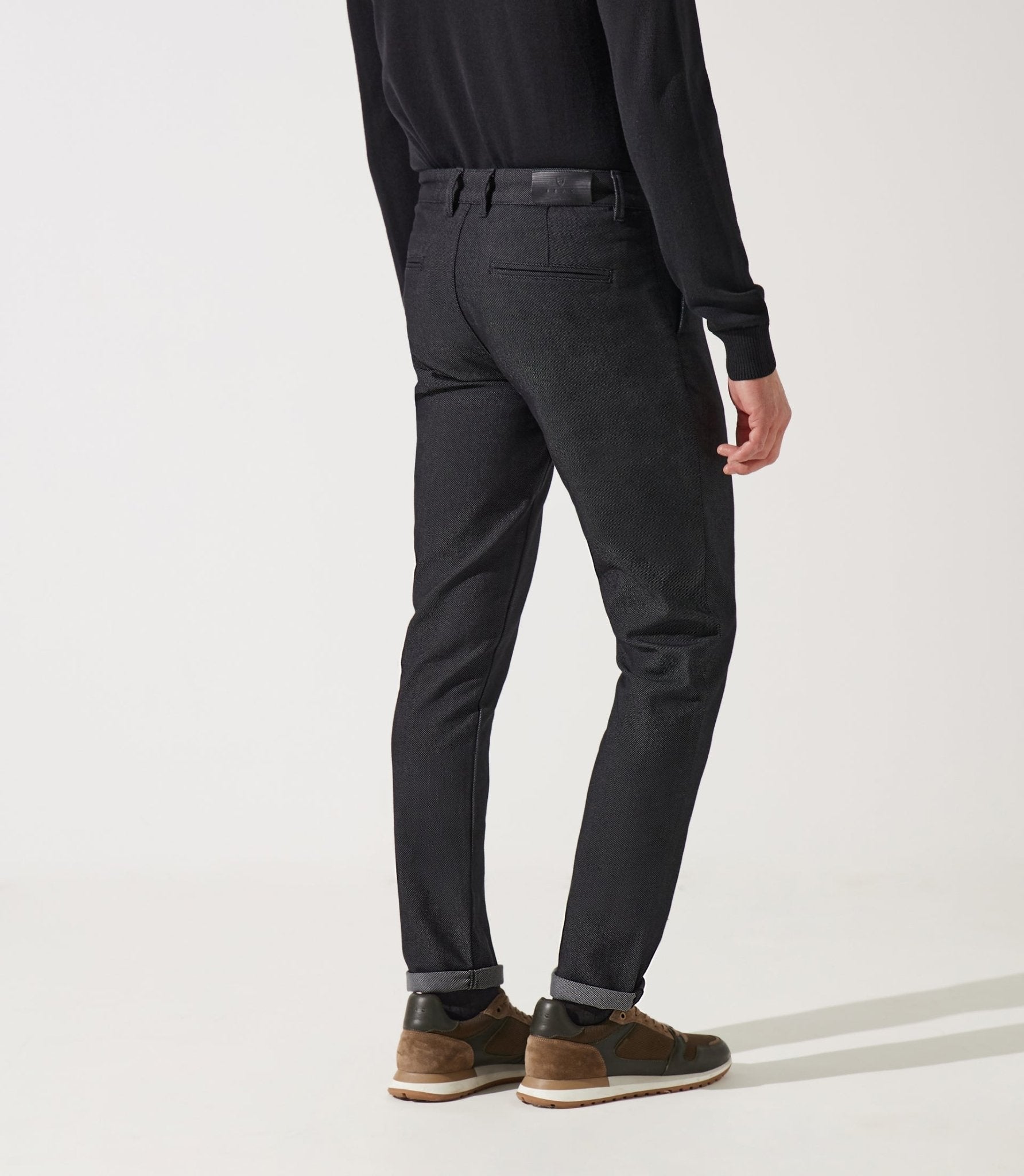 Pantalon slack urbain noir - IZAC