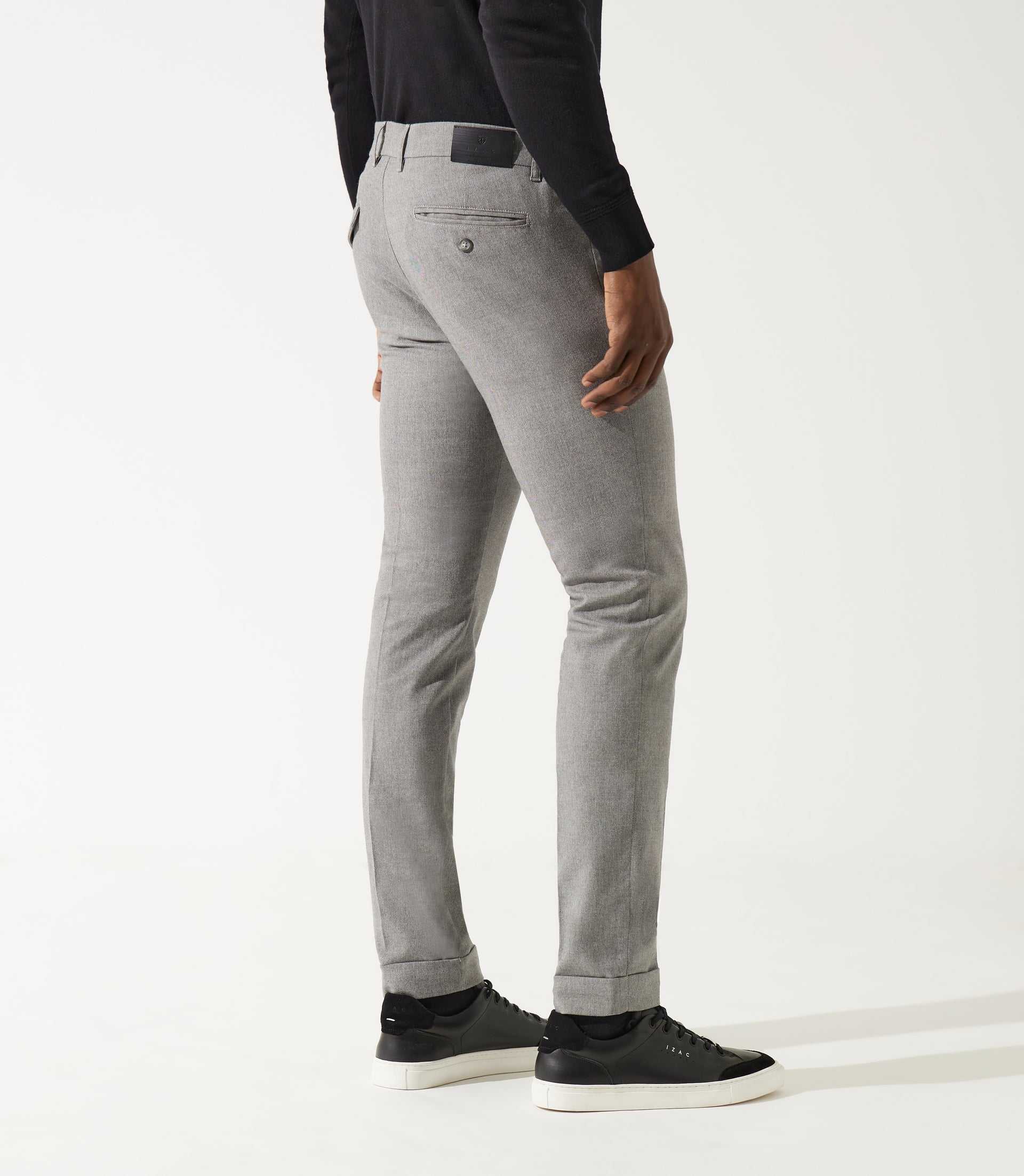 Pantalon chino taille élastique gris VTWILL IZAC