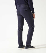 Pantalon chino taille élastique marine VTWILL IZAC