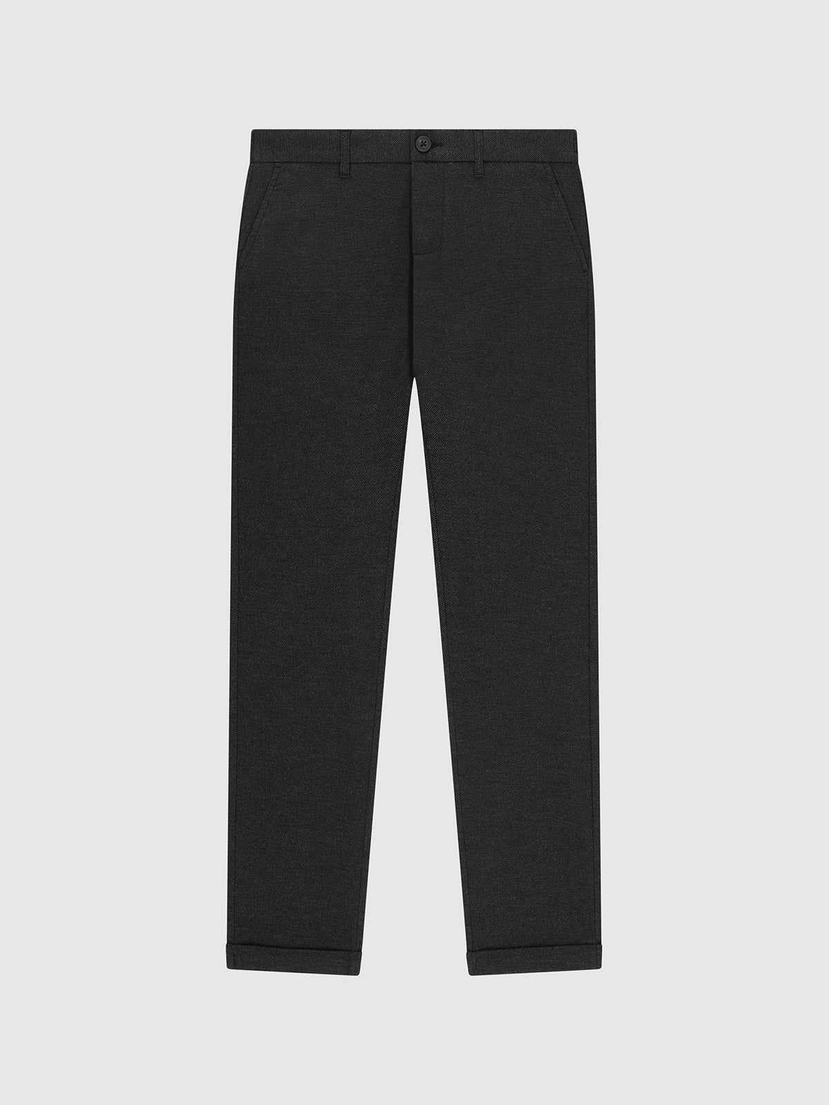 Pantalon tissu gratté gris - IZAC