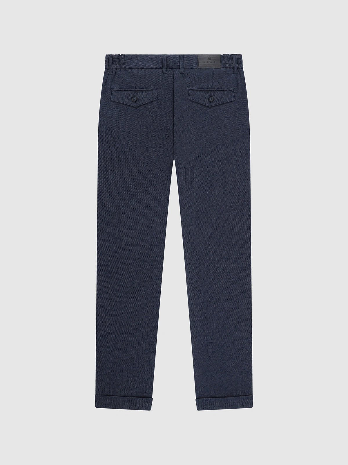 Pantalon tissu gratté marine - IZAC