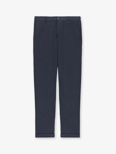 Pantalon avec taille élastique marine - IZAC