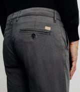 Pantalon coton stretch châtain - IZAC