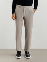 Pantalon flanelle beige clair - IZAC