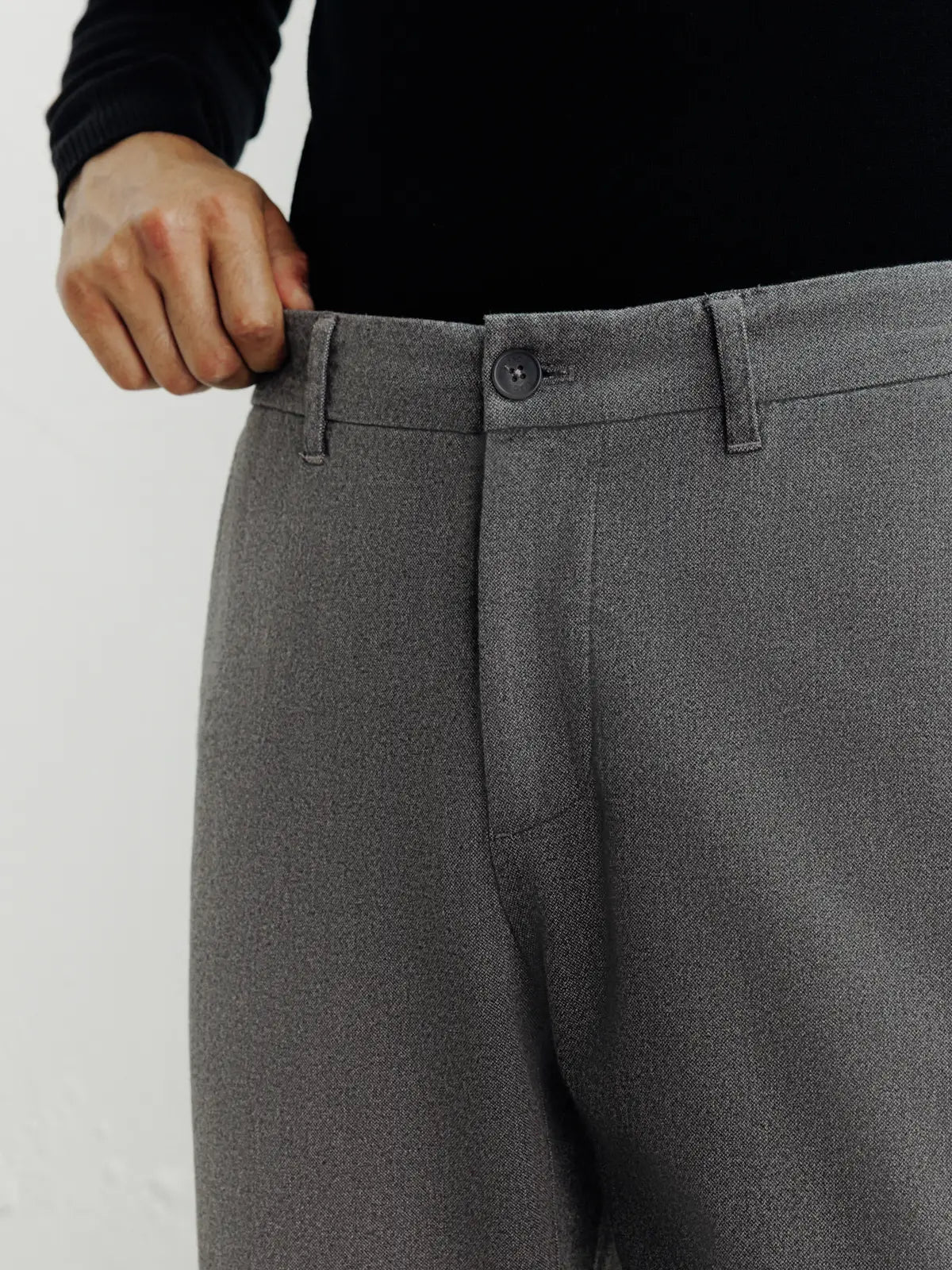 Pantalon flanelle gris - IZAC