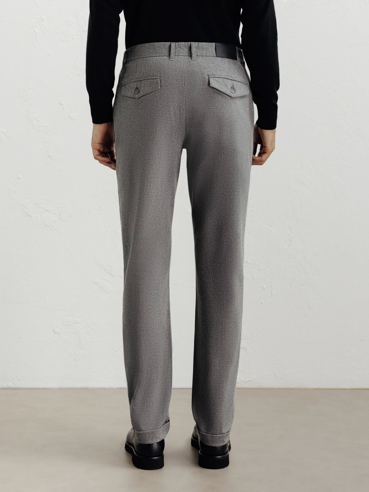 Pantalon flanelle gris - IZAC