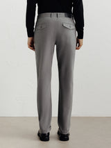 Pantalon flanelle gris - IZAC