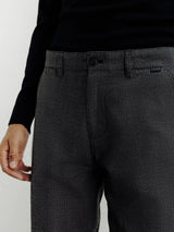 Pantalon carreaux anthracite - IZAC