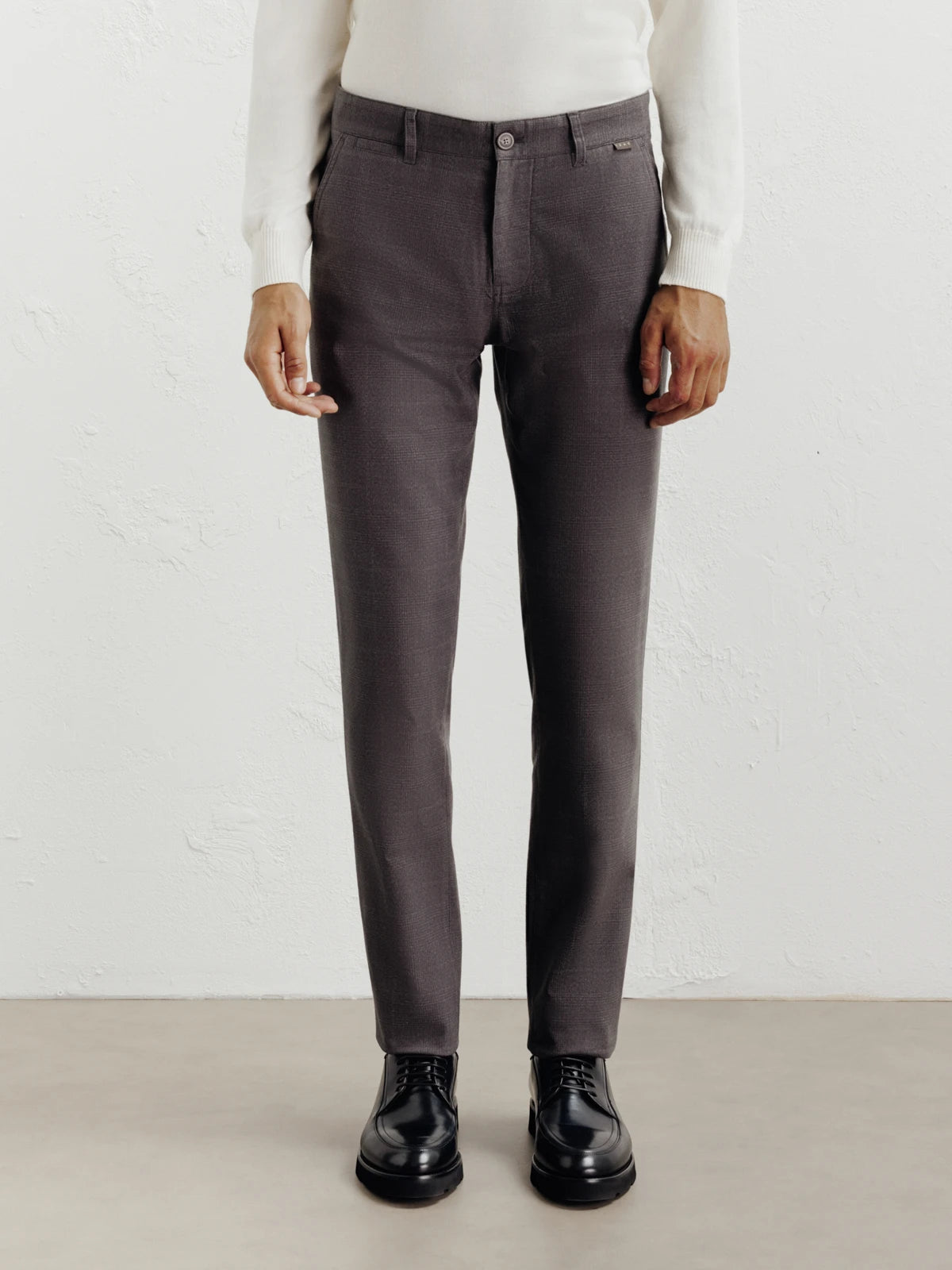 Pantalon carreaux chataigne - IZAC