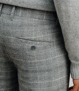 Pantalon carreaux gris chiné - IZAC