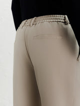 Pantalon en maille beige - IZAC