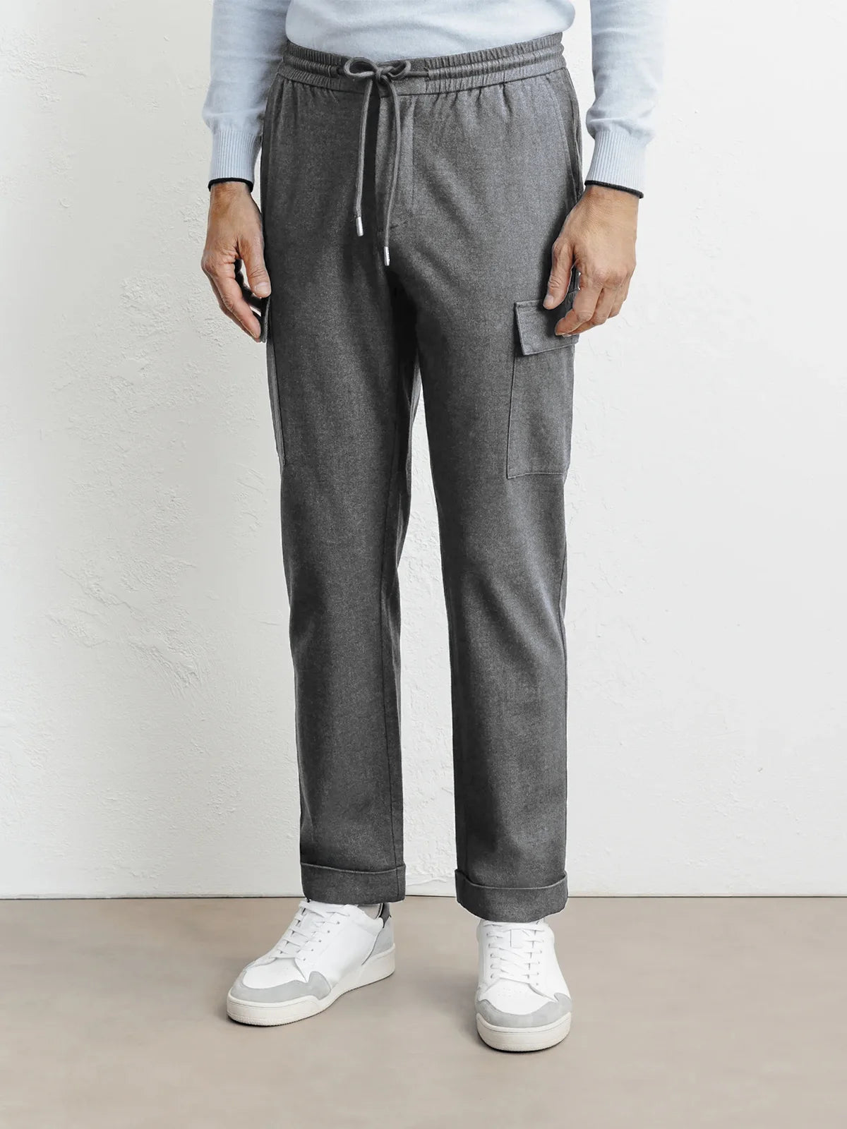 Pantalon cargo gris - IZAC