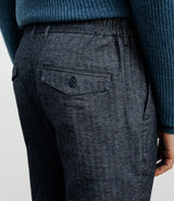 Pantalon chevron marine - IZAC