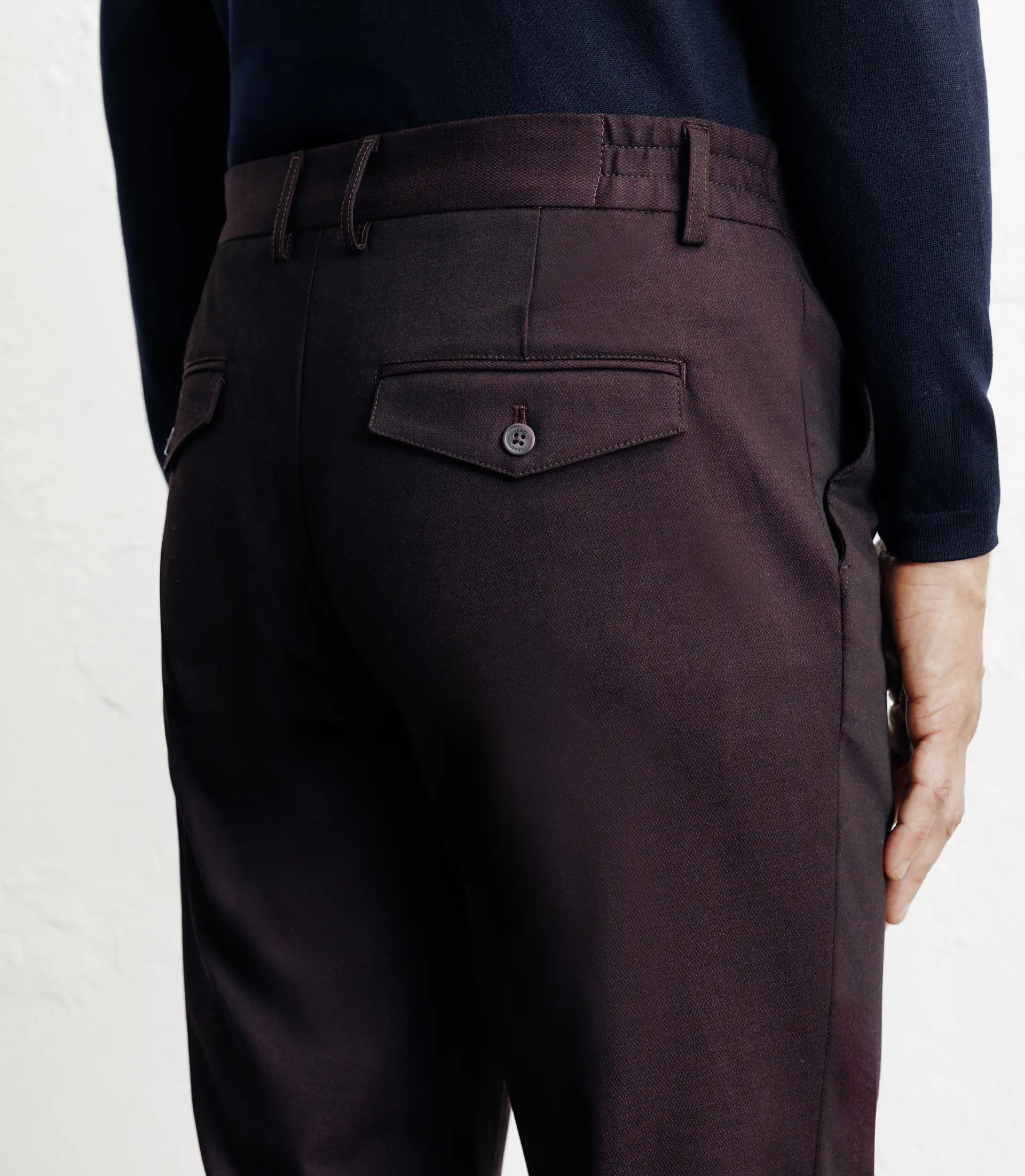 Pantalon armuré bordeaux - IZAC