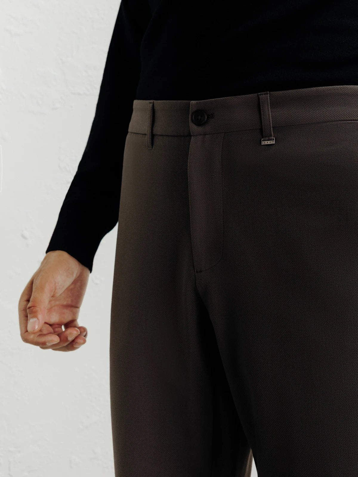 Pantalon armuré châtain - IZAC