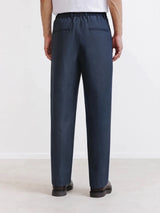 Pantalon urbain oversize bleu denim - IZAC