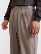 Pantalon urbain oversize taupe - IZAC