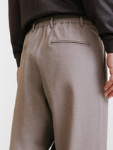 Pantalon urbain oversize taupe - IZAC