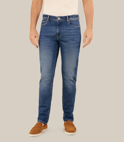 Jean 5 poches bleu - IZAC