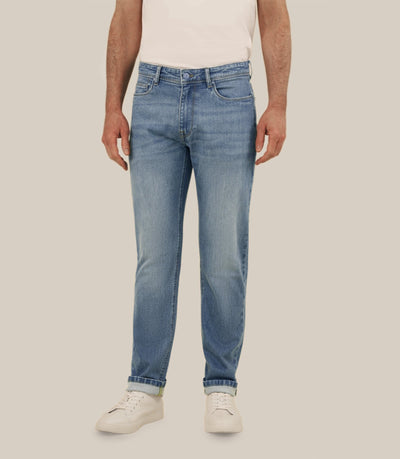 Jean 5 poches bleu moyen - IZAC