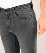 Jean 5 poches "jog" coupe slim gris - IZAC