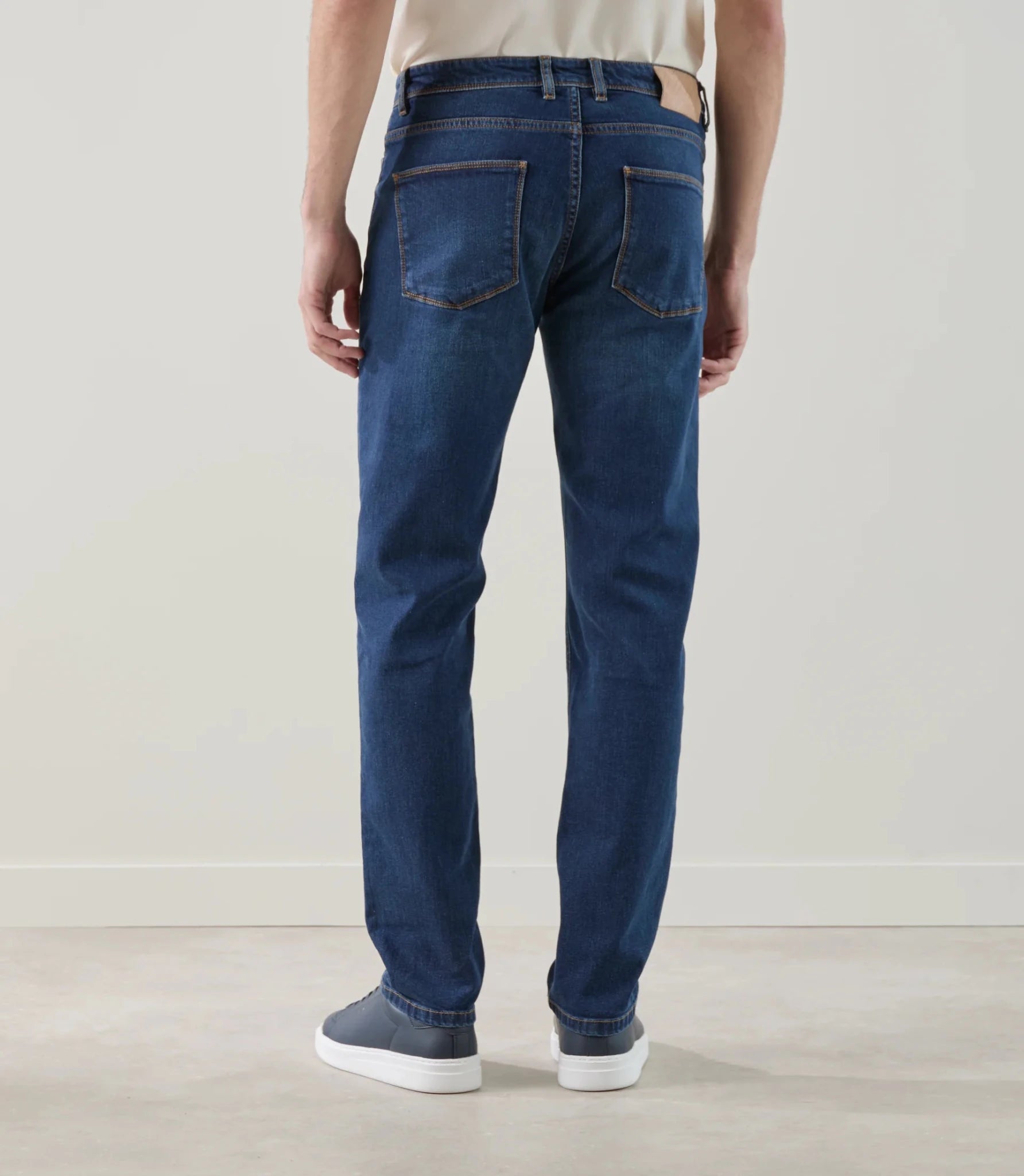 Jean 5 poches bleu moyen - IZAC