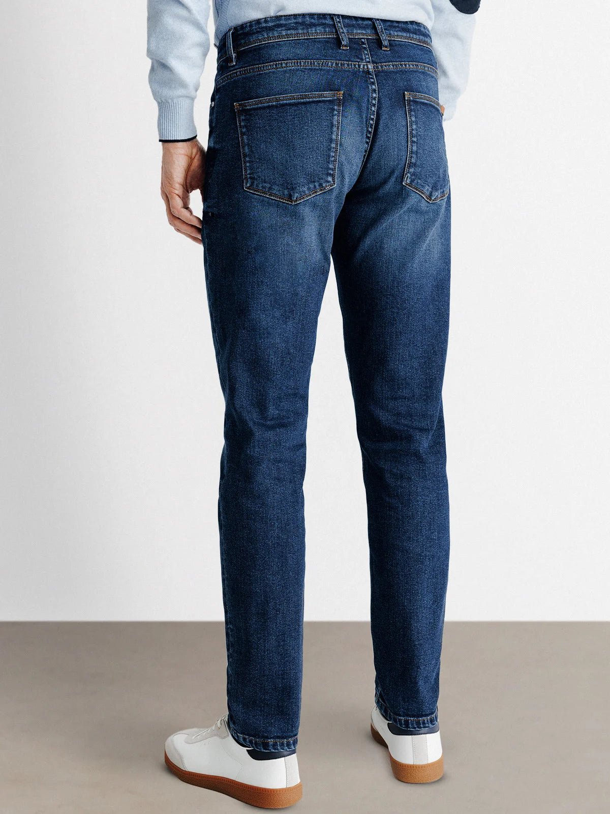 Jean 5 poches marine - IZAC