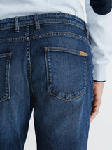 Jean 5 poches marine - IZAC