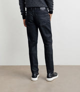 Jean droit 5 poches noir - IZAC