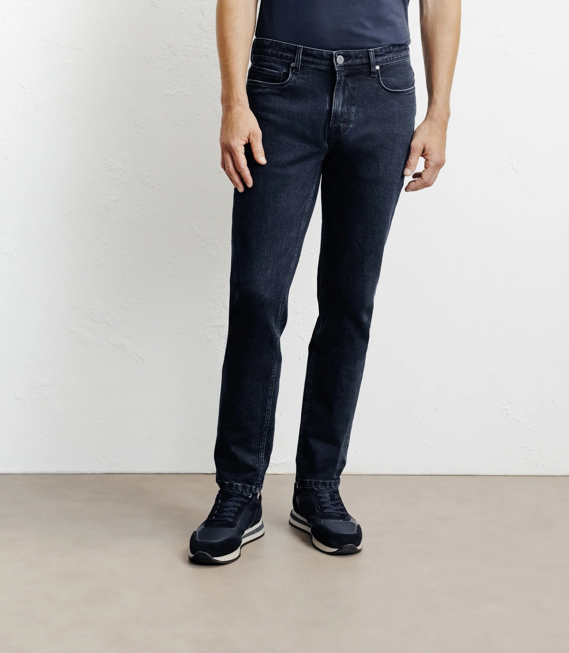 Jean 5 poches marine - IZAC