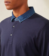 Roni" long sleeve polo