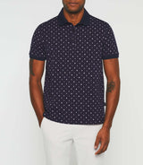 Glory" navy short sleeve polo