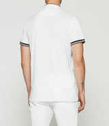 Plain white polo shirt GAEL