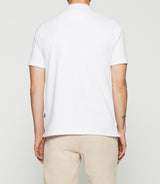 Plain white polo shirt GASPAR