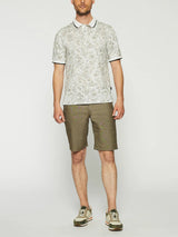 Polo à imprimé beige GEDEON - IZAC