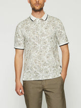 Polo à imprimé beige GEDEON - IZAC