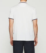 Plain polo shirt with white fantasy GILLES