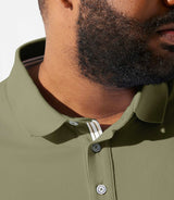 Plain khaki polo shirt GREGORBT