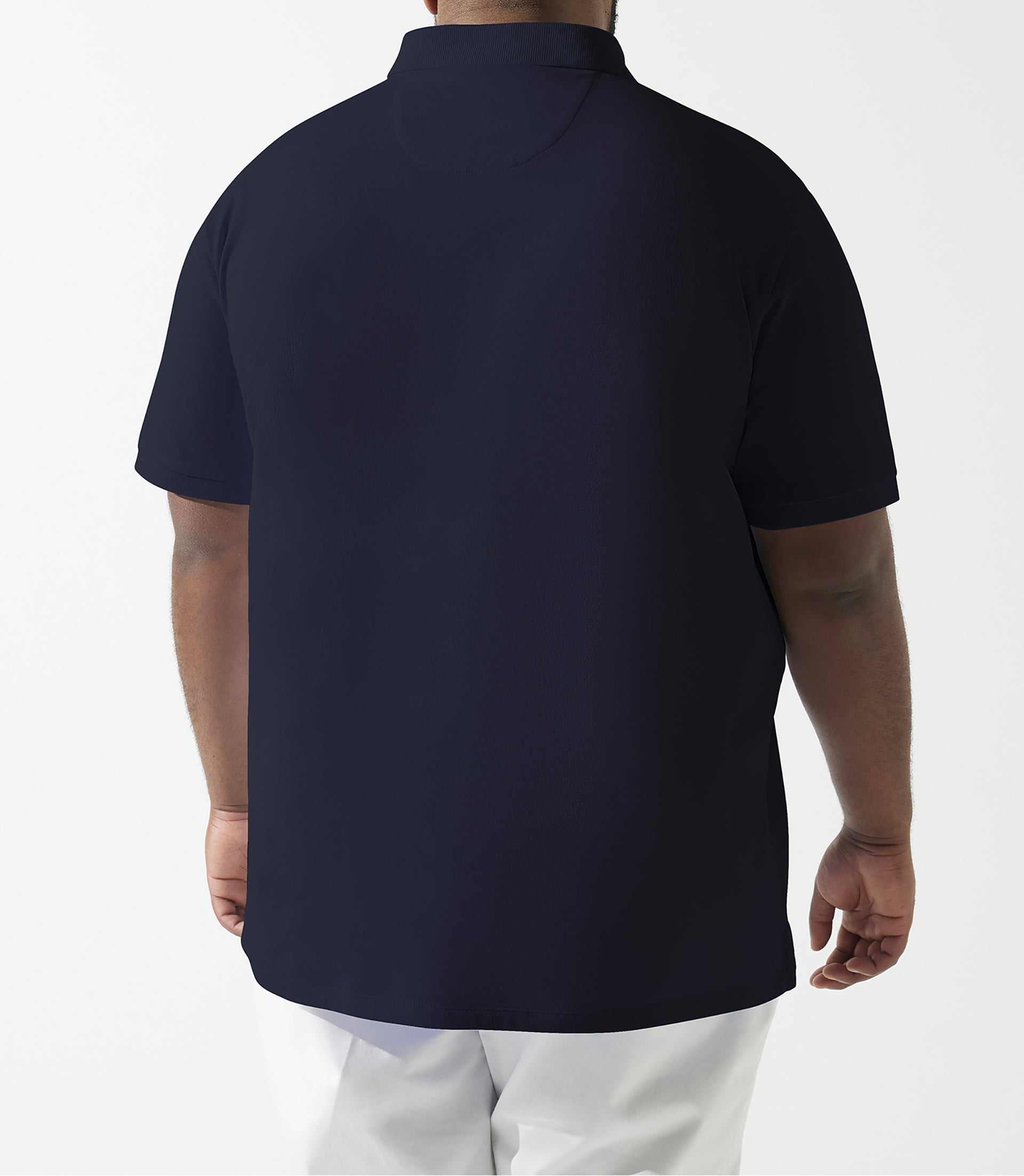 Polo plain navy GREGORBT