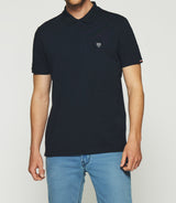 Polo uni marine short sleeves Gregory