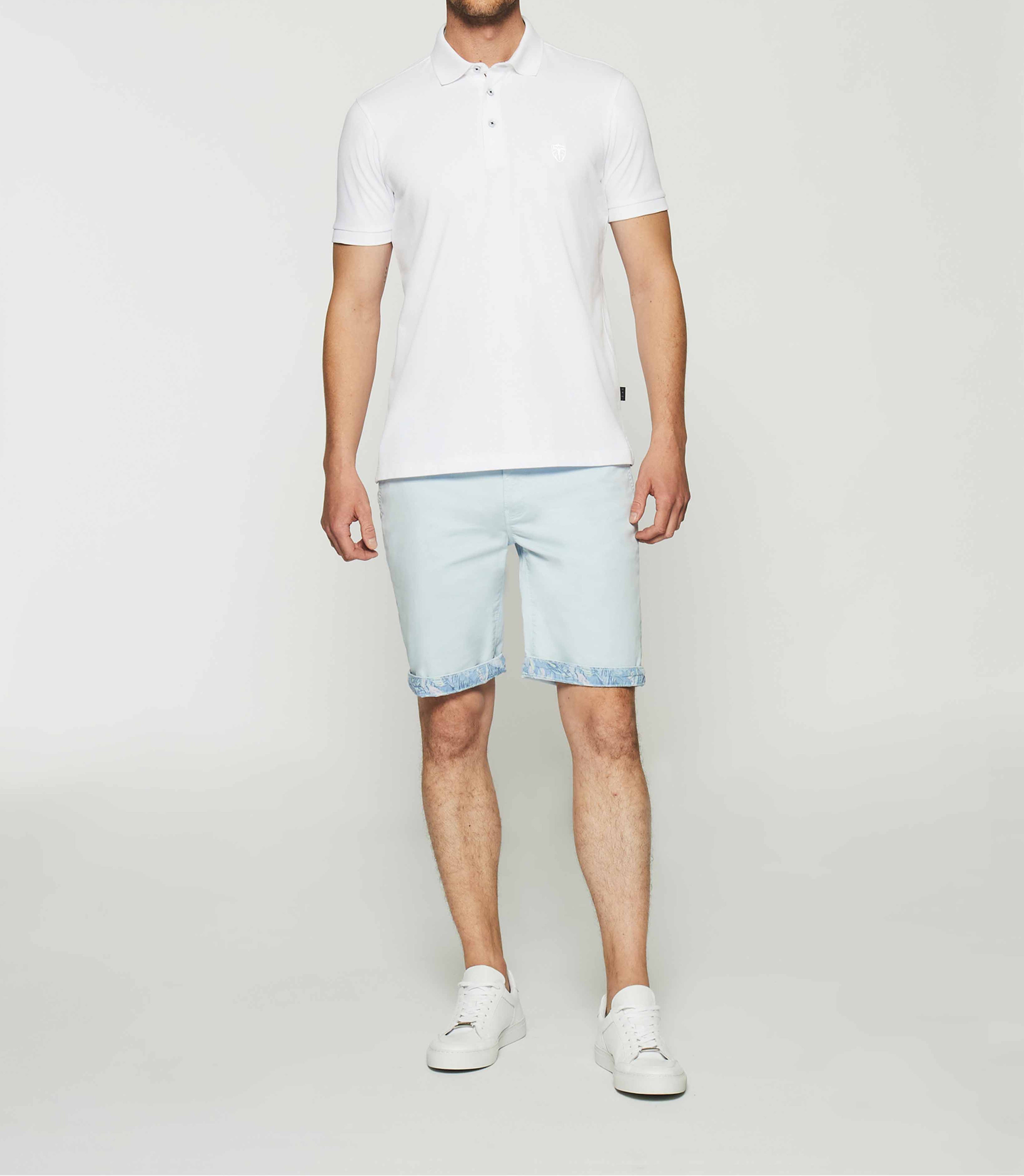 Polo uni blanc manches courtes GREGOR