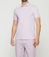 Polo uni violet parme GREGOR