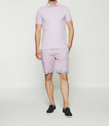 Polo uni violet parme GREGOR