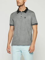 Polo avec broderie marine chiné GUYOT - IZAC