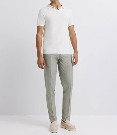 Polo en maille écru - IZAC