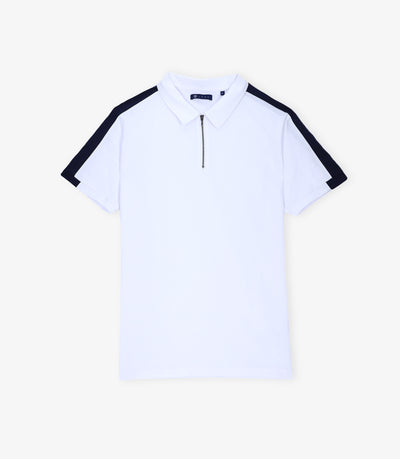 Polo manches courtes ecru - IZAC