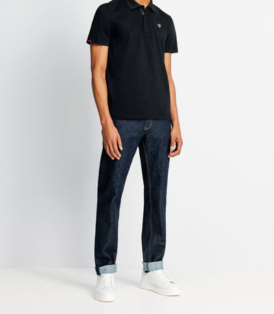 Polo avec patch noir - IZAC